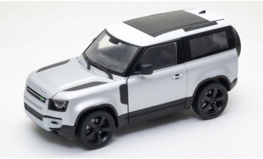 Land Rover Defender 1/24 Welly grey/white 2020 diecast model cars
