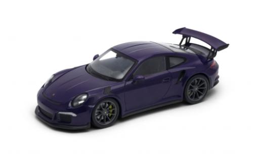 Diecast model cars Porsche 991 GT3 RS 1/24 Welly 911  lila 2015 Porsche 991 GT3 RS 1/24 Welly 911  lila 2015 diecast model cars
