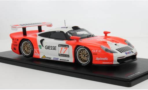 Diecast model cars Porsche 996 GT1 1/18 Werk83 911 rot/weiss FIA GT Championship 1997 #17 1:18 Porsche 996 GT1 1/18 Werk83 911 rot/weiss FIA GT Championship 1997 #17 1:18 diecast model cars