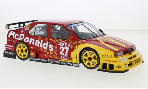 Alfa Romeo 155 1/18 Werk83 V6 TI red/yellow No.27 Alfa Corse 2 McDonalds ITC Helsinki 1995 diecast model cars