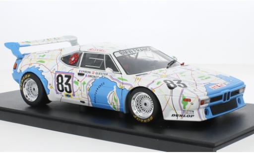 Diecast model cars Bmw M1 1/18 Werk83 Procar No.83 24h Le Mans 1980 Bmw M1 1/18 Werk83 Procar No.83 24h Le Mans 1980 diecast model cars
