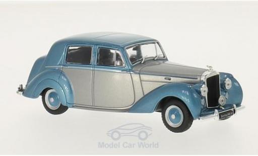 Diecast model cars Bentley Mark 6 1/43 WhiteBox MK VI grey/metallic blue RHD 1950 Bentley Mark 6 1/43 WhiteBox MK VI grey/metallic blue RHD 1950 diecast model cars