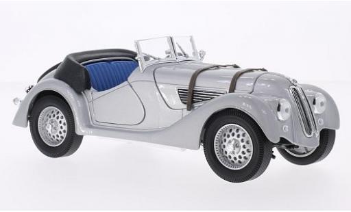 Bmw 328 1/18 WhiteBox grey 1940 Verdeck couché avec diecast model cars