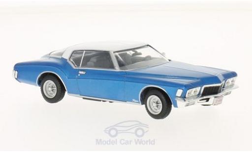 Diecast model cars Buick Riviera 1972 1/43 WhiteBox Coupe metallic blue/white 1972 Buick Riviera 1972 1/43 WhiteBox Coupe metallic blue/white 1972 diecast model cars