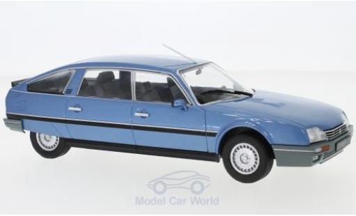Citroen CX 1/24 WhiteBox 2500 Prestige Phase 2 metallic blue 1986 diecast model cars