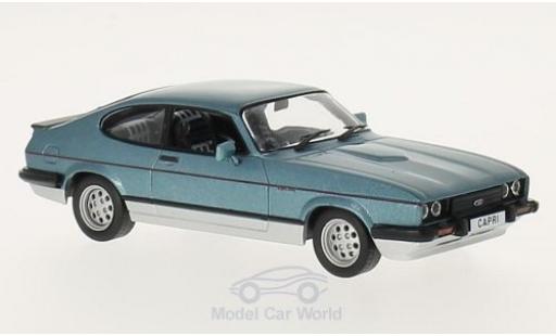 Diecast model cars Ford Capri 1/43 WhiteBox MKIII 2.8 Injection metallic blue/grey 1982 Ford Capri 1/43 WhiteBox MKIII 2.8 Injection metallic blue/grey 1982 diecast model cars
