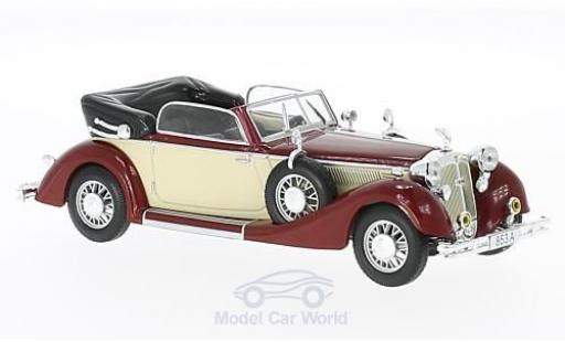 Diecast model cars Horch 853 1/43 WhiteBox A Cabriolet red/beige 1938 Horch 853 1/43 WhiteBox A Cabriolet red/beige 1938 diecast model cars