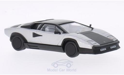 Diecast model cars Lamborghini Countach 1/43 WhiteBox Evoluzione grey/matt-black 1987 Lamborghini Countach 1/43 WhiteBox Evoluzione grey/matt-black 1987 diecast model cars