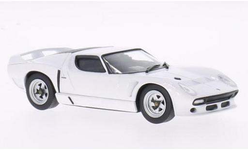 Diecast model cars Lamborghini Miura 1/43 WhiteBox SVJ Roadster white 1981 Lamborghini Miura 1/43 WhiteBox SVJ Roadster white 1981 diecast model cars