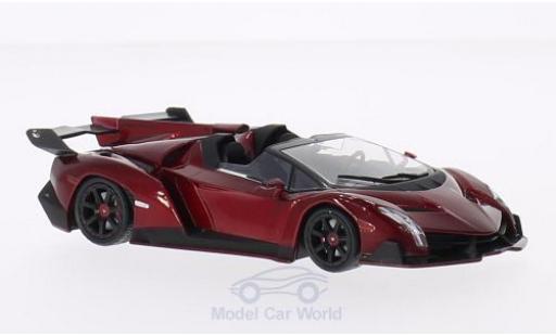 Diecast model cars Lamborghini Veneno 1/43 WhiteBox Roadster metallic red 2013 Lamborghini Veneno 1/43 WhiteBox Roadster metallic red 2013 diecast model cars