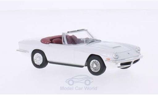 Maserati Mistral 1/43 WhiteBox Spyder white diecast model cars