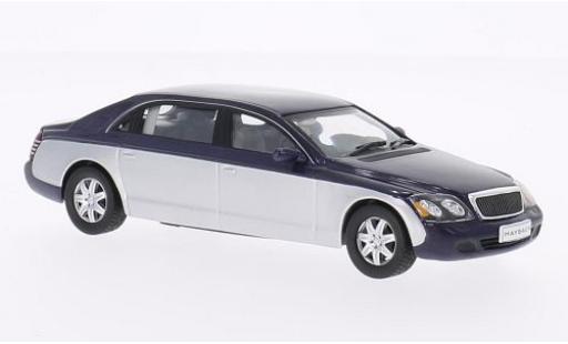 Diecast model cars Maybach 62 1/43 WhiteBox metallic blue/grey 2009 Maybach 62 1/43 WhiteBox metallic blue/grey 2009 diecast model cars