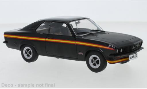 Diecast model cars Opel Manta 1/24 WhiteBox A GT/E black 1974 Black Magic Opel Manta 1/24 WhiteBox A GT/E black 1974 Black Magic diecast model cars