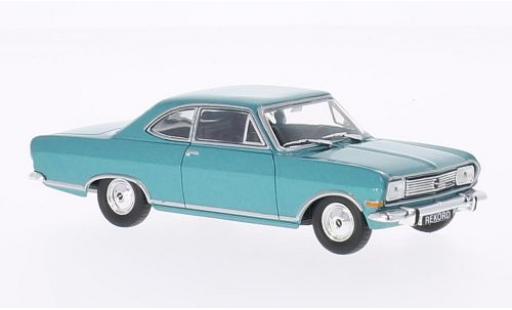 Diecast model cars Opel Rekord 1/43 WhiteBox B Coupe metallic türkis 1965 Opel Rekord 1/43 WhiteBox B Coupe metallic türkis 1965 diecast model cars