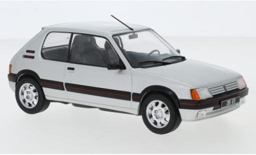 Peugeot 205 1/24 WhiteBox 1.9 GTI grey 1988 diecast model cars