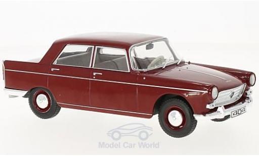 Peugeot 404 1/24 WhiteBox red 1960 diecast model cars