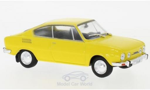 Diecast model cars Skoda 110 1/43 WhiteBox R yellow 1970 Skoda 110 1/43 WhiteBox R yellow 1970 diecast model cars