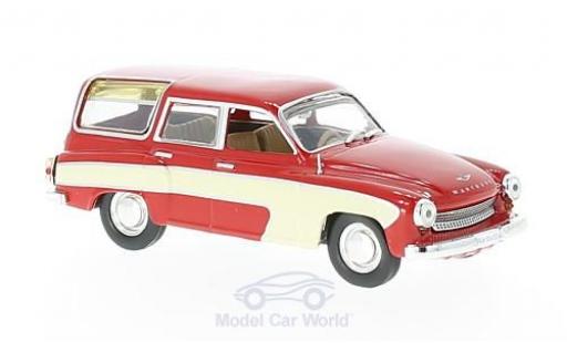Wartburg 312 1/43 WhiteBox Camping red/beige 1960 diecast model cars