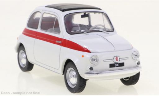 Diecast model cars Fiat 500 1/24 WhiteBox white/red 1960 Fiat 500 1/24 WhiteBox white/red 1960 diecast model cars