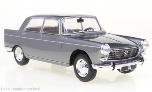 Peugeot 404 1/24 WhiteBox metallise grey 1960 diecast model cars