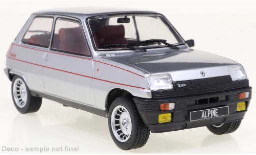Renault 5 1/24 WhiteBox Alpine grey/Dekor 1982 diecast model cars