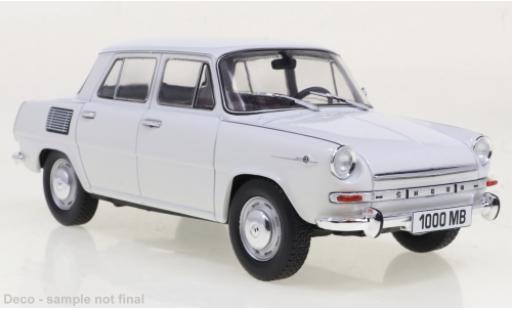 Diecast model cars Skoda 1000 1/24 WhiteBox MB white 1968 Skoda 1000 1/24 WhiteBox MB white 1968 diecast model cars