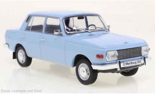 Wartburg 353 1/24 WhiteBox blue 1967 diecast model cars