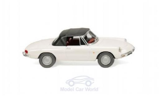 Diecast model cars Alfa Romeo Spider 1/87 Wiking white/black Alfa Romeo Spider 1/87 Wiking white/black diecast model cars