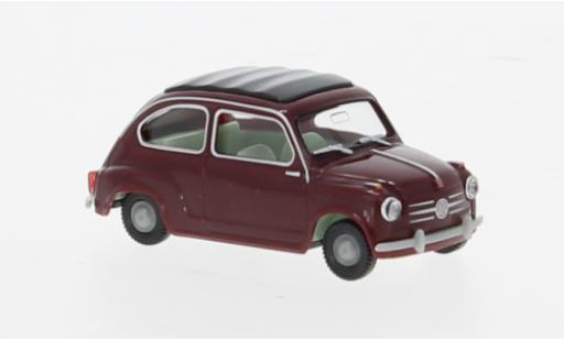 Fiat 600 1/87 Wiking rot 1:87 diecast model cars