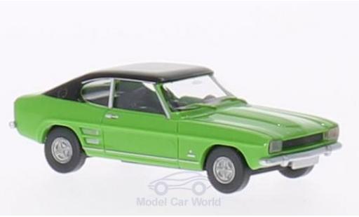 Ford Capri 1/87 Wiking MK I green/black diecast model cars