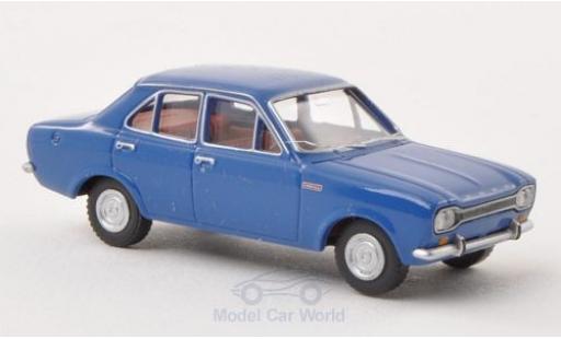 Ford Escort 1/87 Wiking I blue 4-Türer diecast model cars