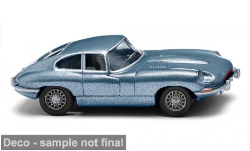 Jaguar E-Type 1/87 Wiking Coupe blau 1961 1:87 diecast model cars