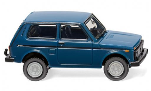 Lada Niva 1/87 Wiking blue diecast model cars