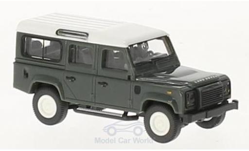 Land Rover Defender 1/87 Wiking 110 green/white diecast model cars