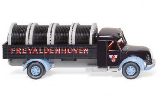 Magirus S 7500 1/87 Wiking Freyaldenhoven plateformes-Truck avec charge diecast model cars
