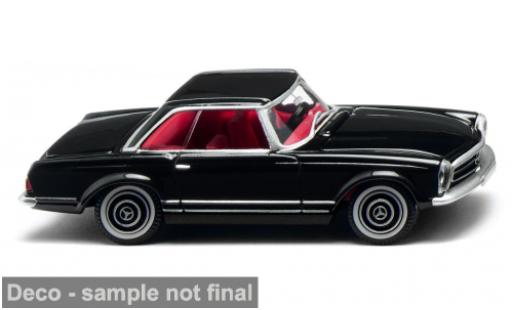 Mercedes 250 1/87 Wiking SL (W113) schwarz 1963 1:87 diecast model cars
