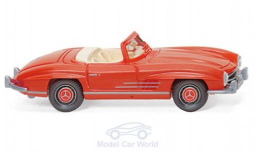 Diecast model cars Mercedes 300 1/87 Wiking SL Roadster red 1957 Mercedes 300 1/87 Wiking SL Roadster red 1957 diecast model cars