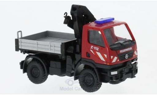 Diecast model cars Mercedes Unimog 1/87 Wiking U20 Feuerwehr mit Ladekran Mercedes Unimog 1/87 Wiking U20 Feuerwehr mit Ladekran diecast model cars