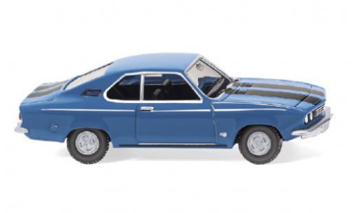 Opel Manta 1/87 Wiking A blue/black 1970 diecast model cars