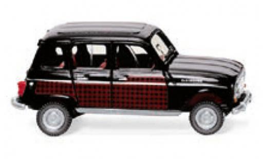 Renault 4 1/87 Wiking Parisienne black/red 196 diecast model cars