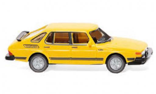 Diecast model cars Saab 900 1/87 Wiking Turbo yellow 1978 Saab 900 1/87 Wiking Turbo yellow 1978 diecast model cars