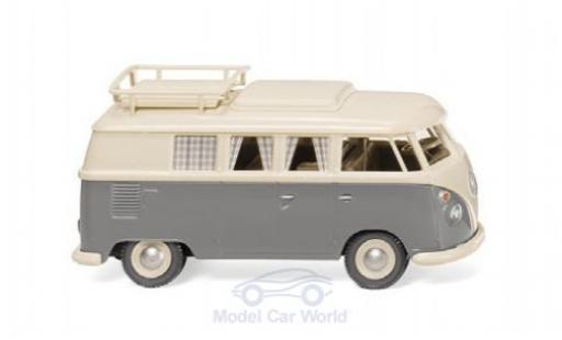 Diecast model cars Volkswagen T1 1/87 Wiking Campingbus beige/grey Volkswagen T1 1/87 Wiking Campingbus beige/grey diecast model cars