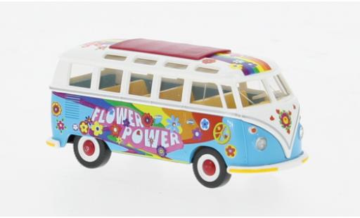Diecast model cars Volkswagen T1 1/87 Wiking Sambabus Flower Power 1:87 Volkswagen T1 1/87 Wiking Sambabus Flower Power 1:87 diecast model cars