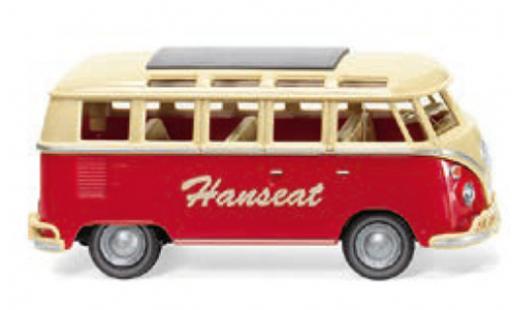 Diecast model cars Volkswagen T1 1/87 Wiking Sambabus Hanseat 1963 Volkswagen T1 1/87 Wiking Sambabus Hanseat 1963 diecast model cars