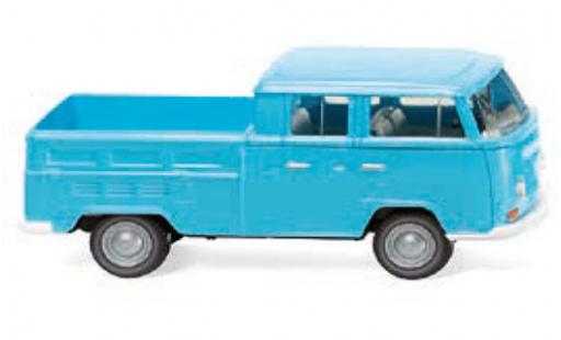 Volkswagen T2 1/87 Wiking Doppelkabine blue 1967 diecast model cars