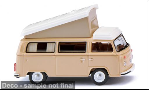 Diecast model cars Volkswagen T2 1/87 Wiking b Campingbus beige/weiss 1972 1:87 Volkswagen T2 1/87 Wiking b Campingbus beige/weiss 1972 1:87 diecast model cars
