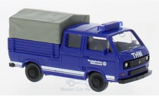 Volkswagen T3 B 1/87 Wiking Doppelkabine THW diecast model cars