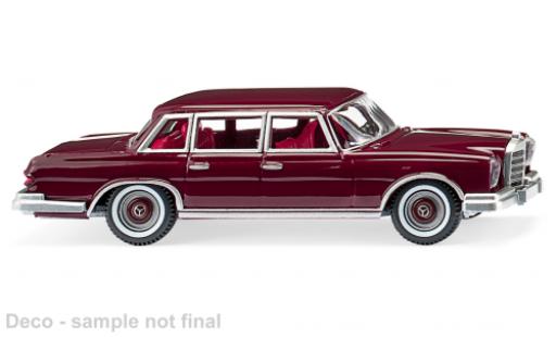 Diecast model cars Mercedes 600 1/87 Wiking (W100) red foncé Mercedes 600 1/87 Wiking (W100) red foncé diecast model cars