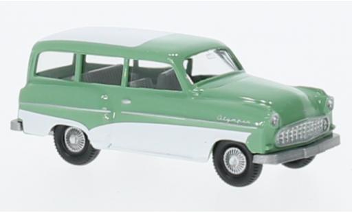 Diecast model cars Opel Olympia 1/87 Wiking CaraVan la chaux/white 1957 Opel Olympia 1/87 Wiking CaraVan la chaux/white 1957 diecast model cars
