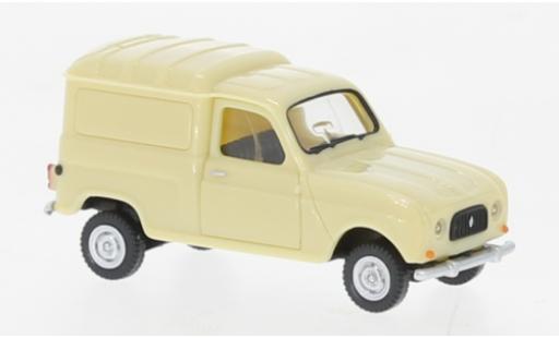 Renault 4 1/87 Wiking fourgon beige 1961 diecast model cars